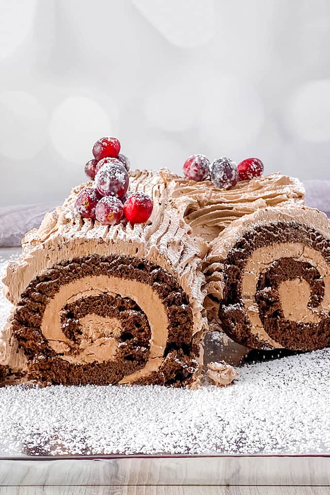 Yule Log Cake (Bûche de Noël)