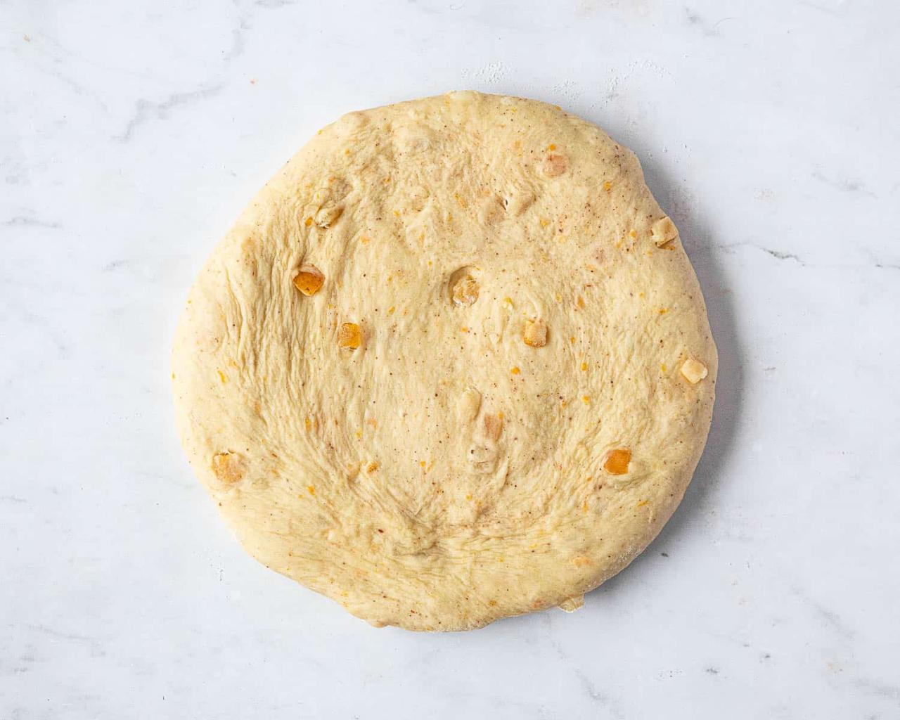 Orange & Anise Snowflake Bread (Vegan Gibassier)