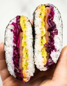 Salmon Sushi Sandwiches (Onigirazu)